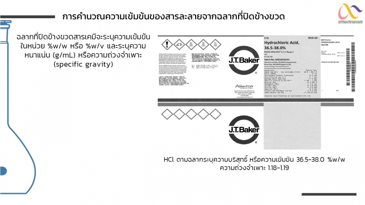 การเตรียมสารละลาย