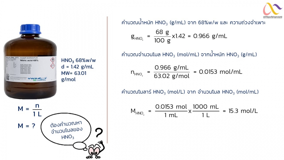 การเตรียมสารละลาย