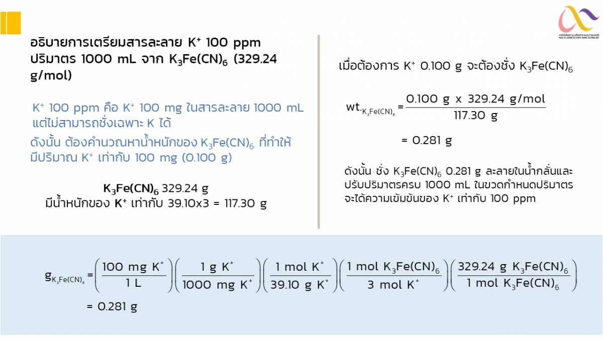 การเตรียมสารละลาย